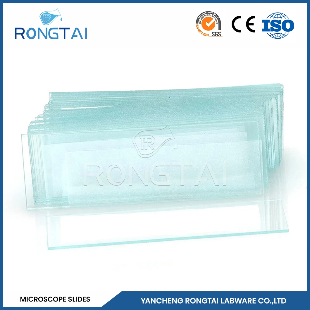 Rongtai Laboratory Microscope Slide Wholesaler Biology Microscope Slides China 7101 7102 7105 7107 7109 Medical Pathology Glass Slides