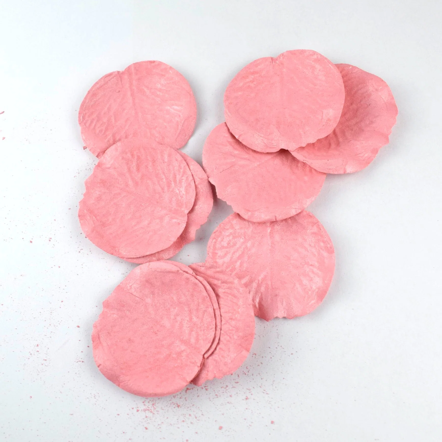 Rose Rose forme de pétales produit de maquillage personnalisé joli pastel de pétales Rougissement