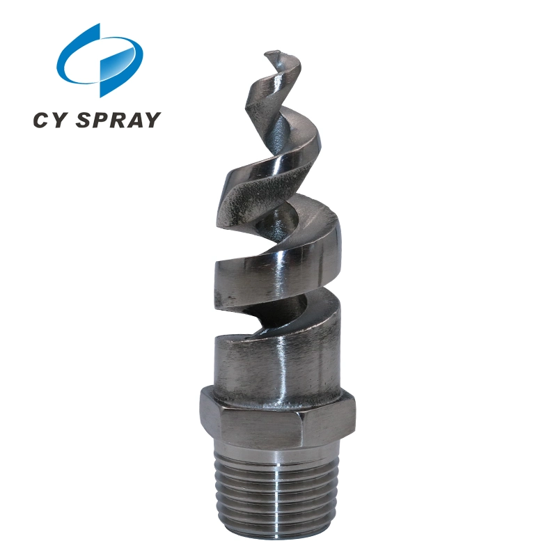 Spjt Full Cone en acier inoxydable pour le gaz de refroidissement de buse en spirale