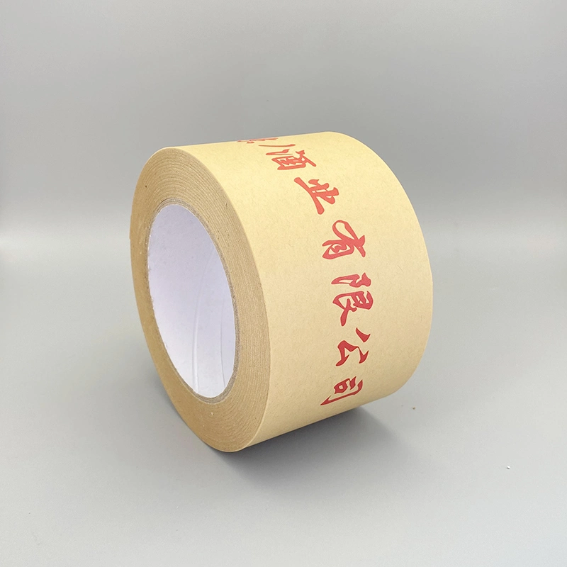 Wholesale/Supplier Eco Friendly Hot Melt Adhesive Logo Printing Packaging Kraft Paper Tape Price