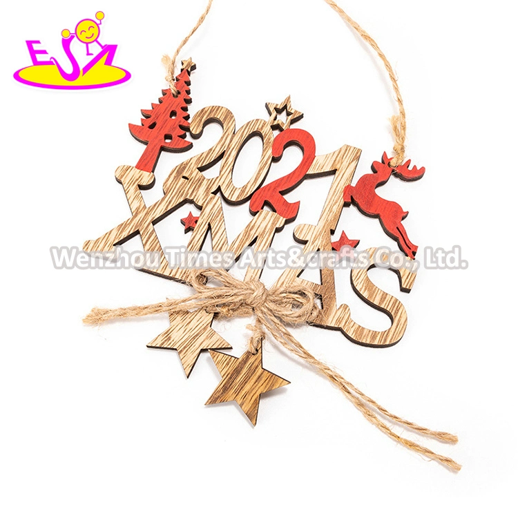 High quality/High cost performance  Handmade Wooden Christmas Decorations for Wholesale/Supplier W18A185