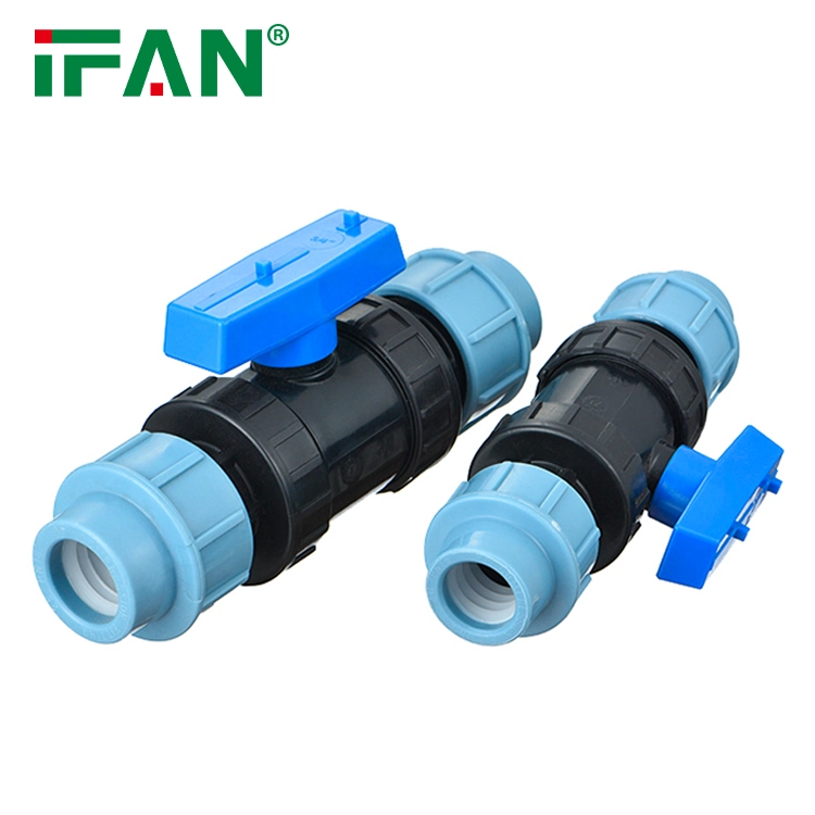 Ifan Safe HDPE Pipe Fittings Coupling Connector 601 Ball Valve for Water