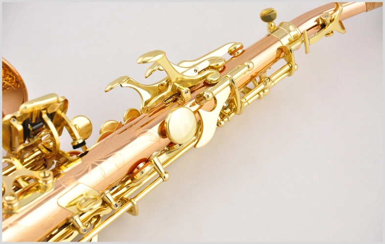 Rose Brass Curved Soprano Saxophone (ACSS6506)