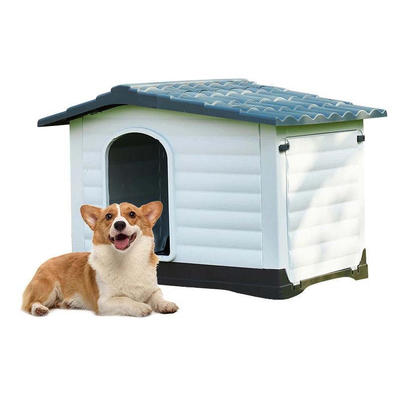 Four Sizes Dog Houses Outside Pet-Friendly PP Plastic Material Pet House for Large Dog