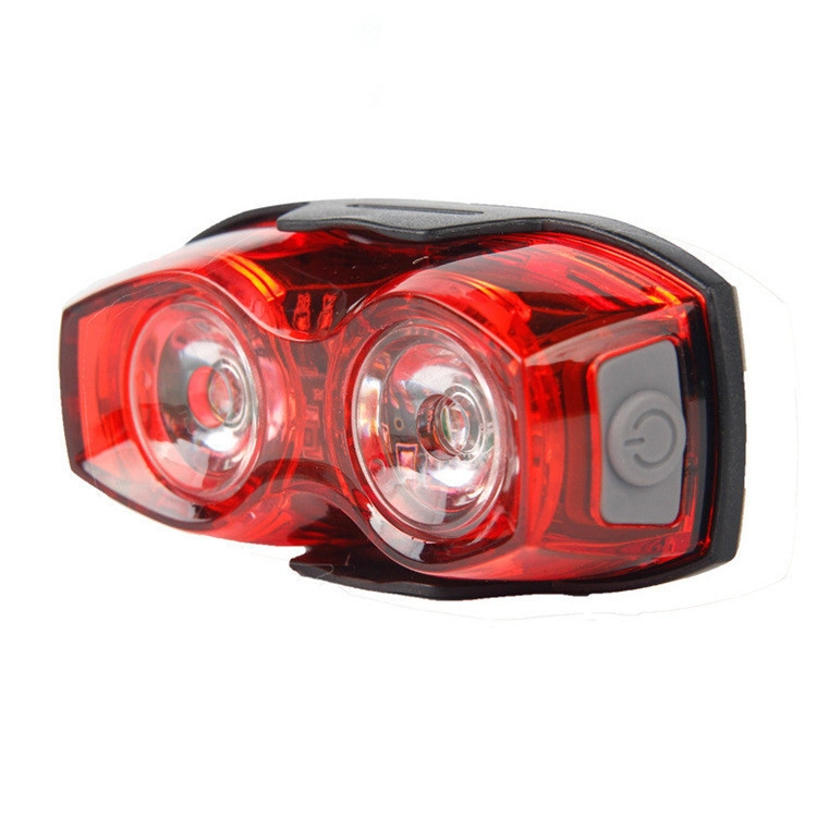 Wholesale 2 LED Double Super Bright Bicycle Taillights Mountain Bike Safety Warning Taillights Cycling Equipment Accessories