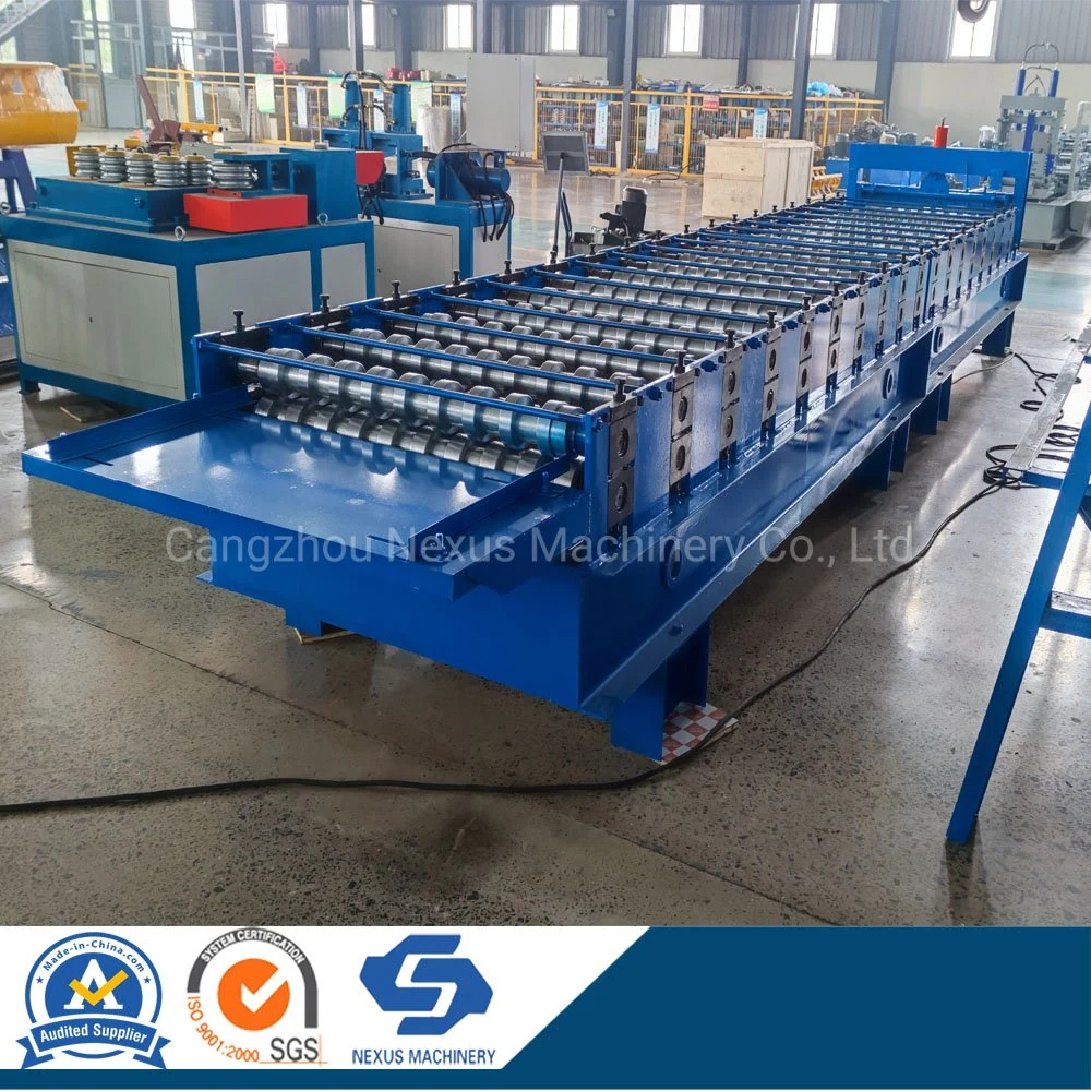 Metal Profile Sheet Roof Panel Roll Forming Machine Trapezoidal Roofing Production Line