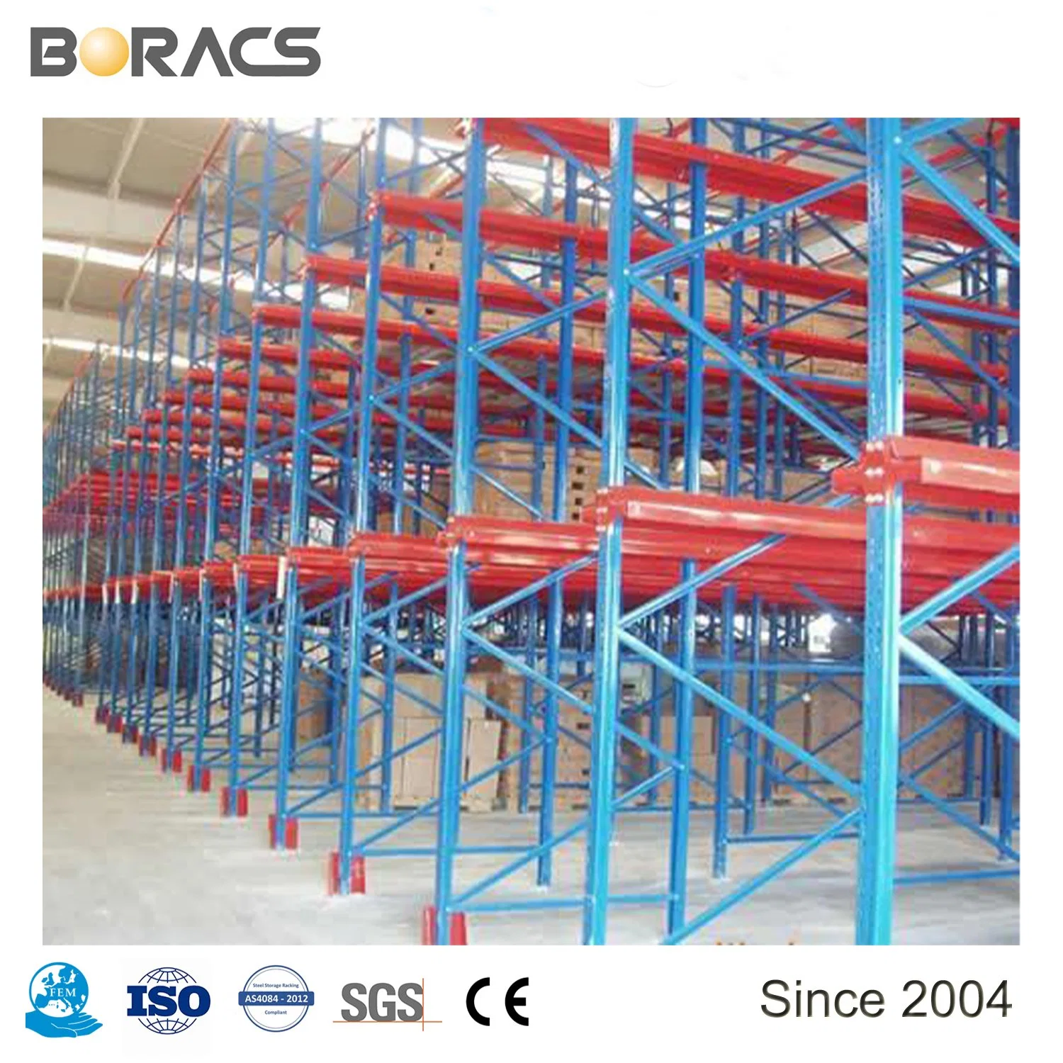 Heavy Duty Adjustable Most Professional China Drive in Rack System for Warehouse Storage Rack