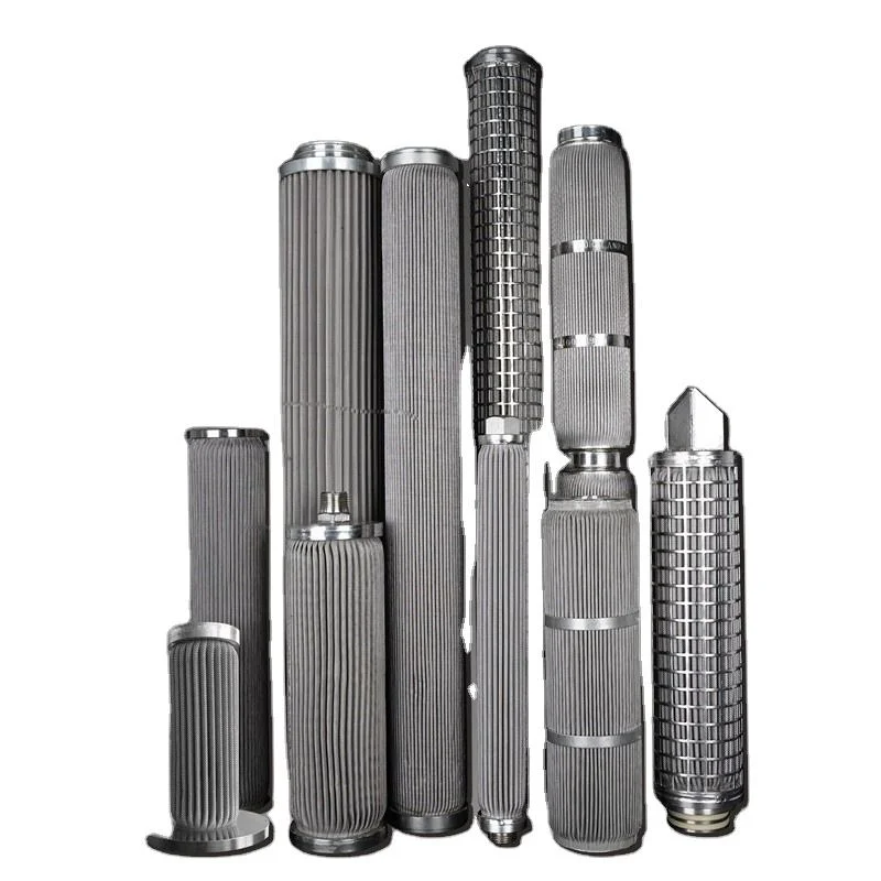 Ss 304/316 Hydraulic Oil Steam Medical Grease Adapter Fitting Cartridge Strainer Cylindrical Filter Pipe Tube