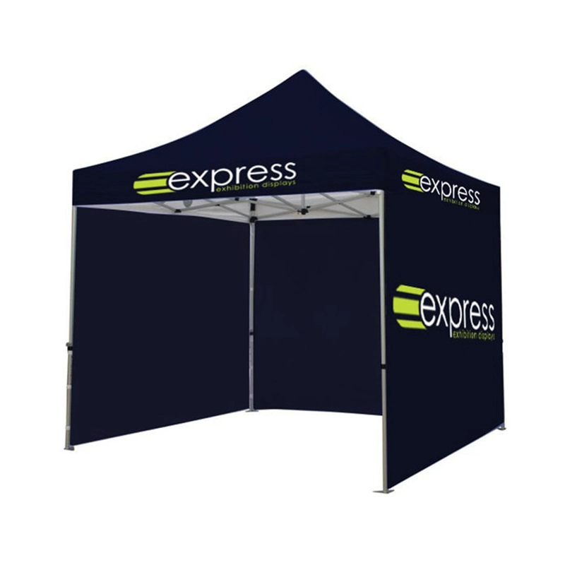 Conjunto completo Design pop-up fácil Custom Canopy exibe o Pacote de apresentação Cabine de exposição / tenda sem bandeiras de penas