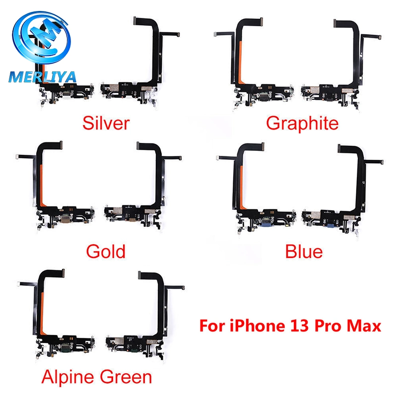 Charging Port Charger Dock Mic Flex Cable for Iphon 11 12 13 PRO Max