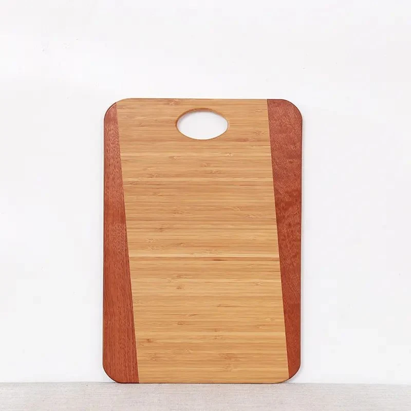 Durable Kitchen Bamboo Wood Cutting Board Wooden Chopping Board Block with Handle for Gift