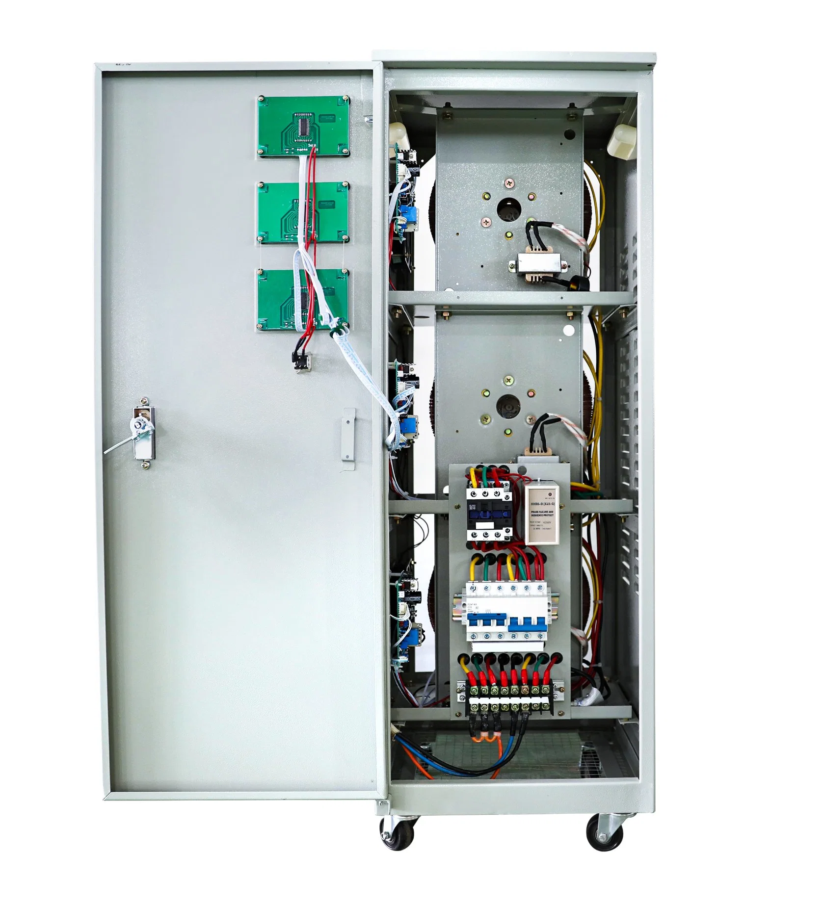 High Efficiency Servo Motor Control Model Pcsvc-10000va Three Phase Automatic Voltage Stabilizer with Good Quality