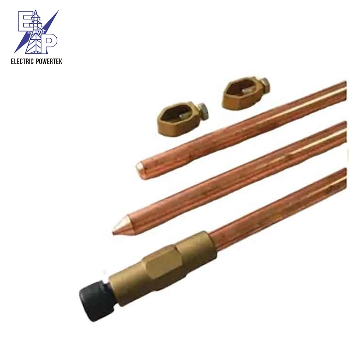 Fabricante chinês cobre Bonded Earth Rod Ccobre revestido Aço terra Haste para sistema de ligação à terra