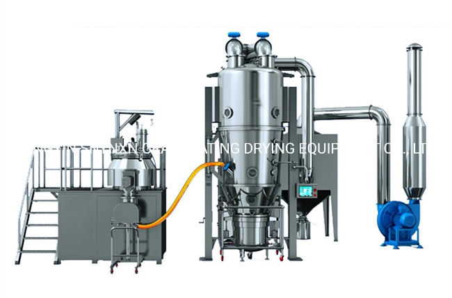 FL Model Fluid Bed Process Granulator Pharmaceutical Lab Use Mini Fluidized Bed Drying Granulator Fluid Bed Dryer