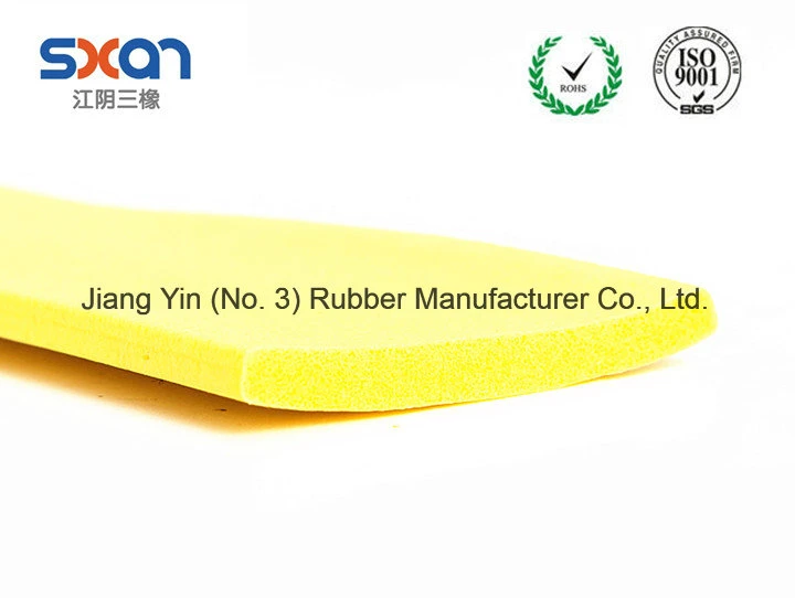 Rubber Sealing Strip/Extrusion Profile/Extruded EPDM Hard Foam Rubber Seal