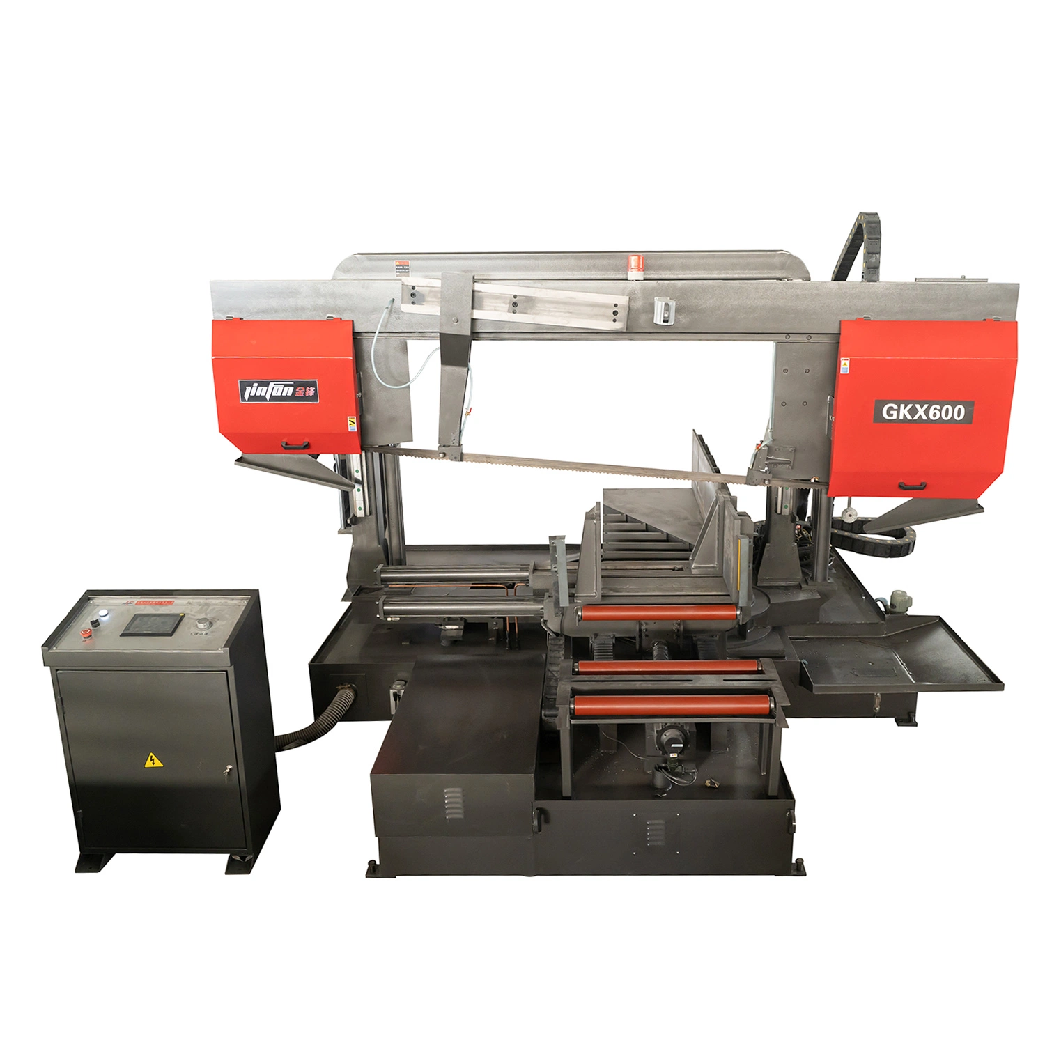 Automatic Horizontal Double Column Swival Angle Cutting Miter Band Saw