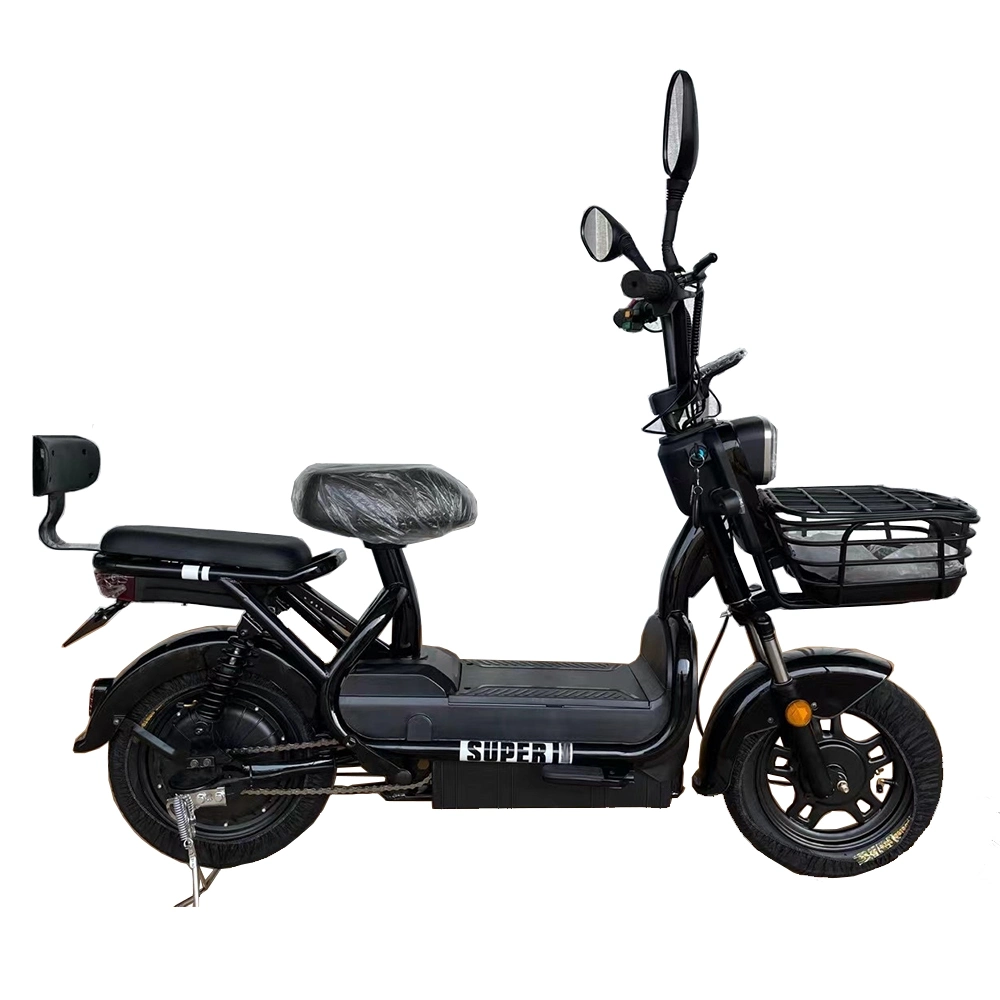 Tjhm-009jj 350W Brushless Motor Carbon Steel Powerful Battery Life Electric Bicycle Super Long Endurance Electric Scooter