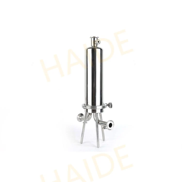 Stainless Steel Sanitary Multi/Single Cartridge Water Treatment Filter Equipment