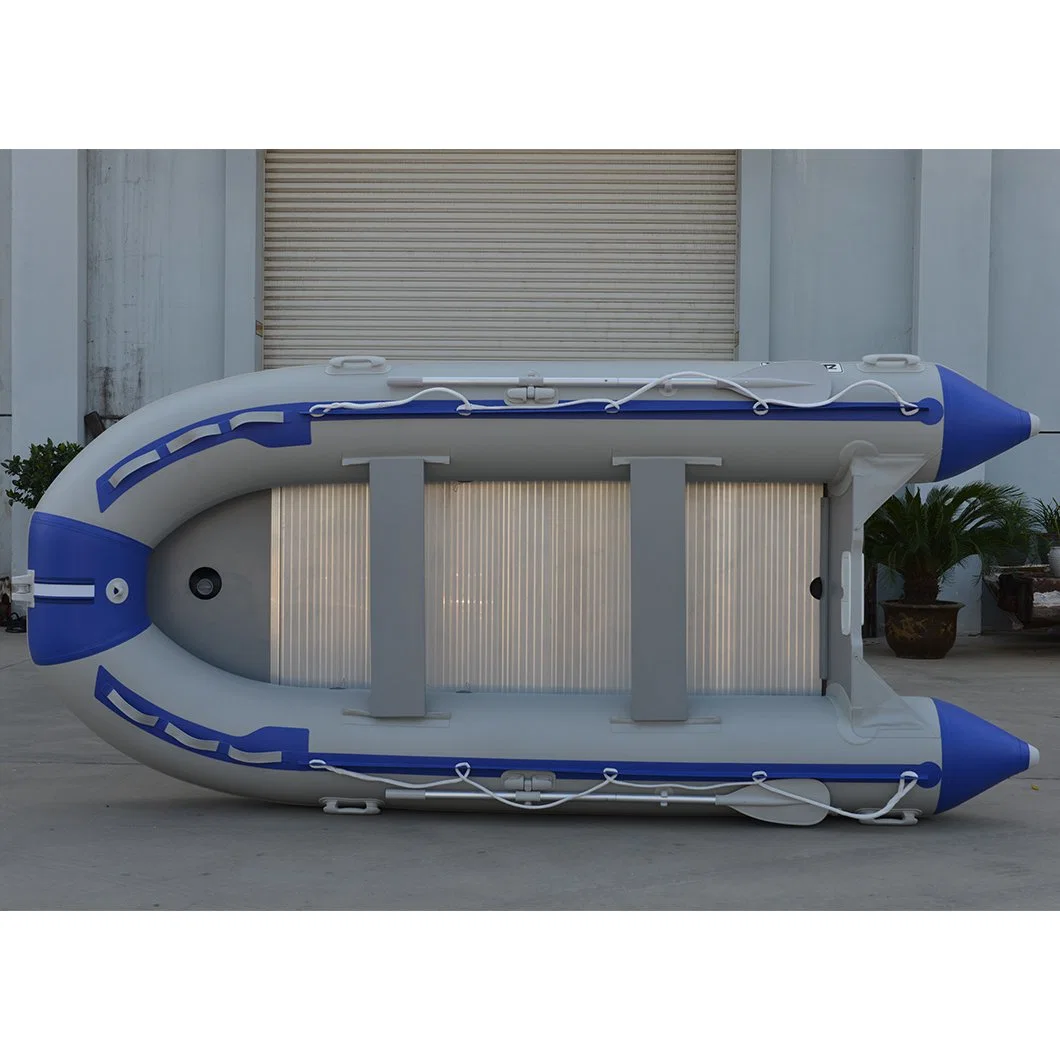 High Speed Tourist Aluminium Floor Large Durable Lifeboat Hypalon Inflatable Boats for Sport and Fisherman