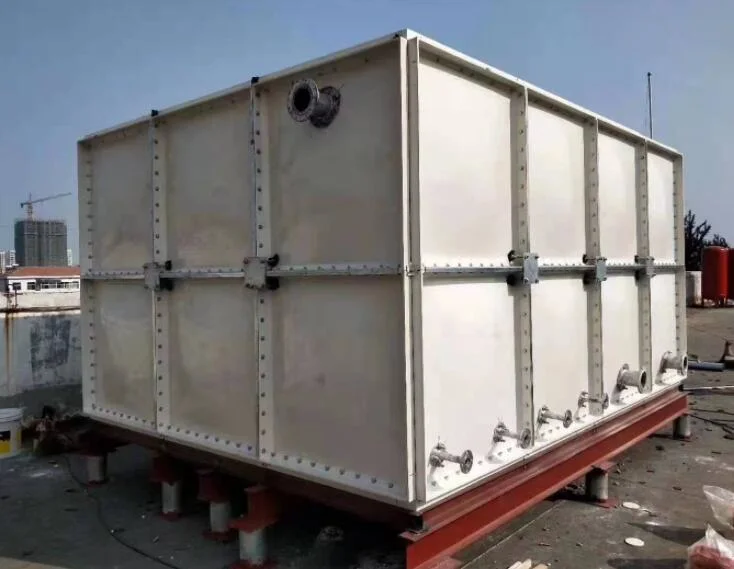 Sectional Zimbabwe Large GRP Tanks Modular GRP Water Tank