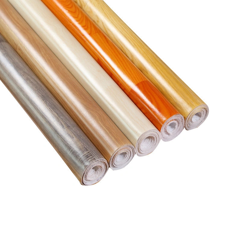 Pisos em vinil de plástico de PVC Rolo de tapetes para Construção / Ajuste de Fábrica / Construção / Home