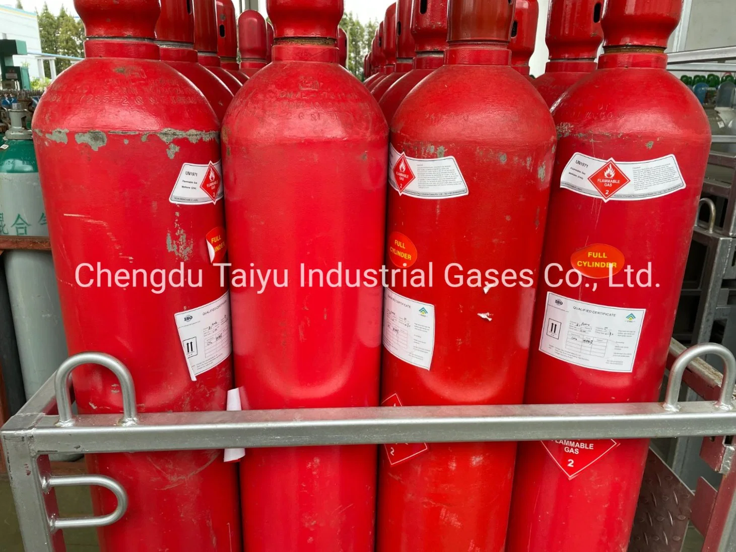 Factory Best Price Industrial Gas CH4 Gas Methane Gas 99.9%99.99%/99.999% 6m3 7m3 1om3