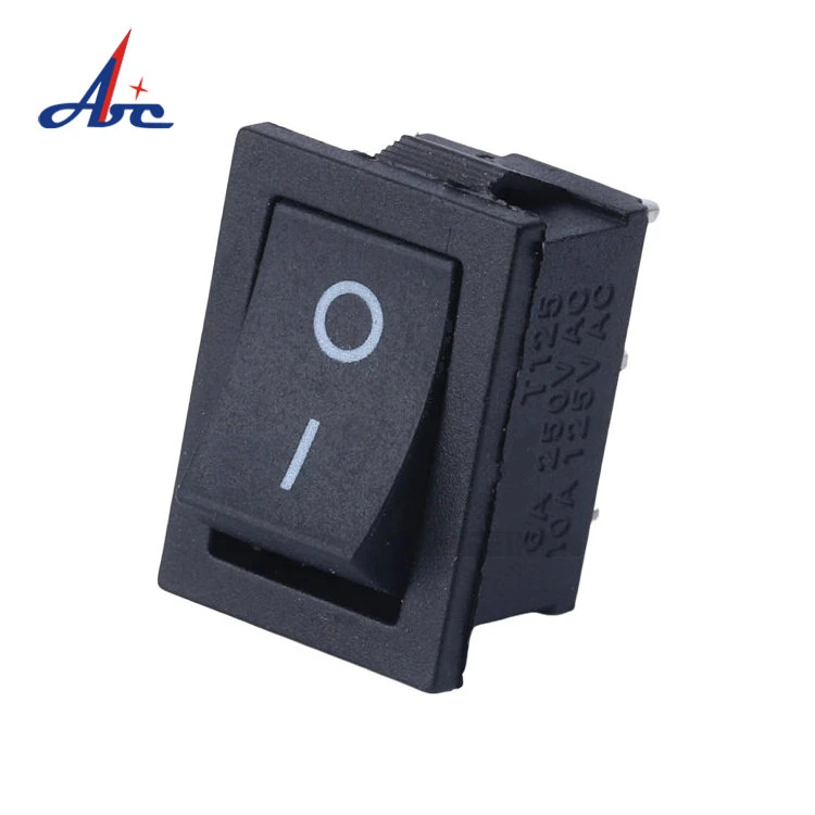 Big Current High Duty Waterproof Kcd Series on off 3 Pin Terminal Black Housing Rocker Switch