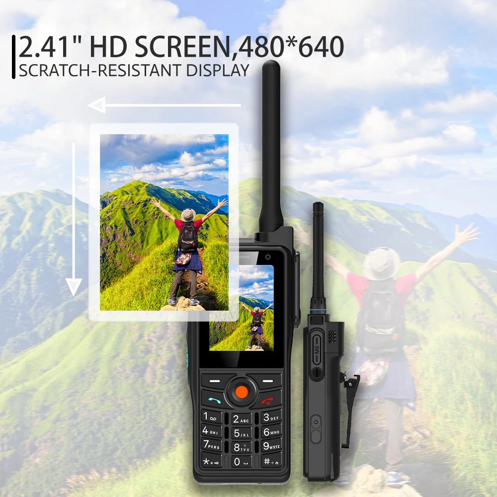 Long Distance 2500mAh Battery 4G Android Mobile Walkie Talkie Rugged Two Way Radio