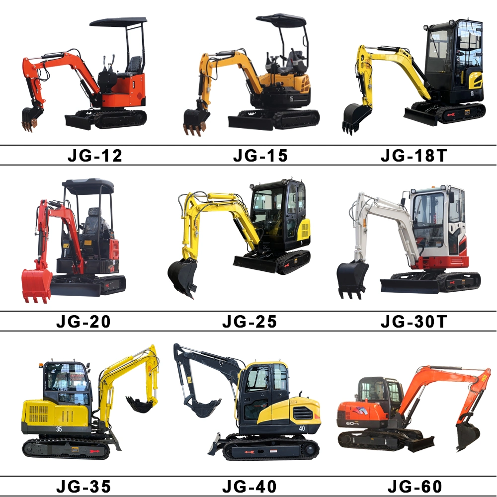 1.8ton 2ton 2.5tonne 3ton 3.5tonne 4ton CE Hydraulic Home Garden 360 Micro Used Kubota Engine Escavatore Small Digger Mini Bagger Crawler Excavator