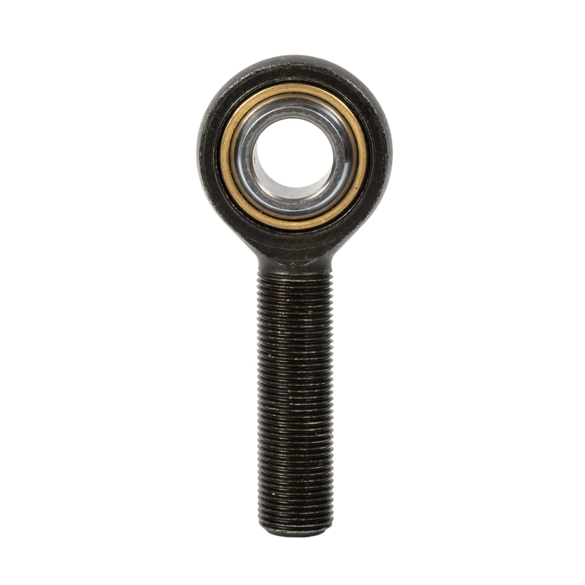 Rod End Lubricated PTFE with Black Finished Main Body and Bearing Steel Eye Ball