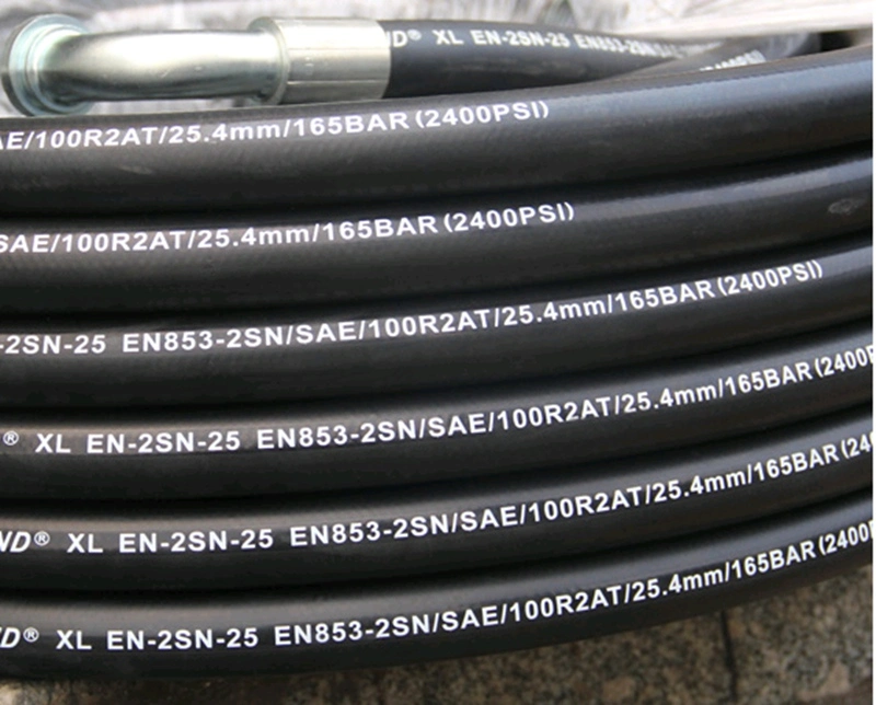 SAE 100r2at Steel Wire Braided of Hydraulic Hos