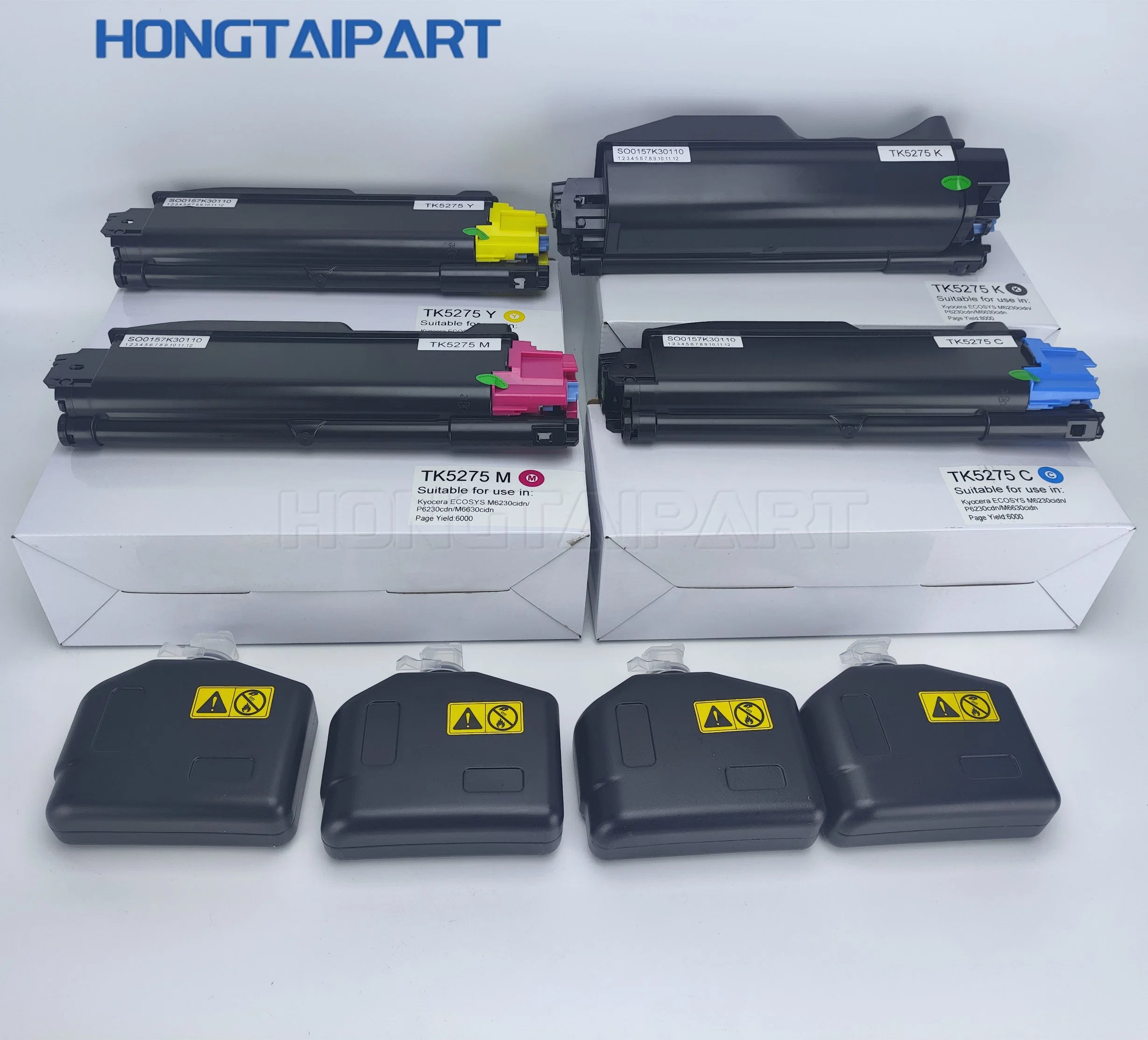 Hongtaipart Compatible K Yocera Tk-5275 Toner Cartridge for K Yocera Ecosys M6230cidn P6230cdn M6630cidn Copier