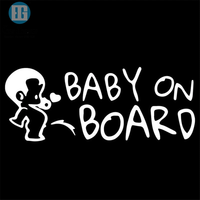 Creative Car Warning Signs Baby on Board for Safety