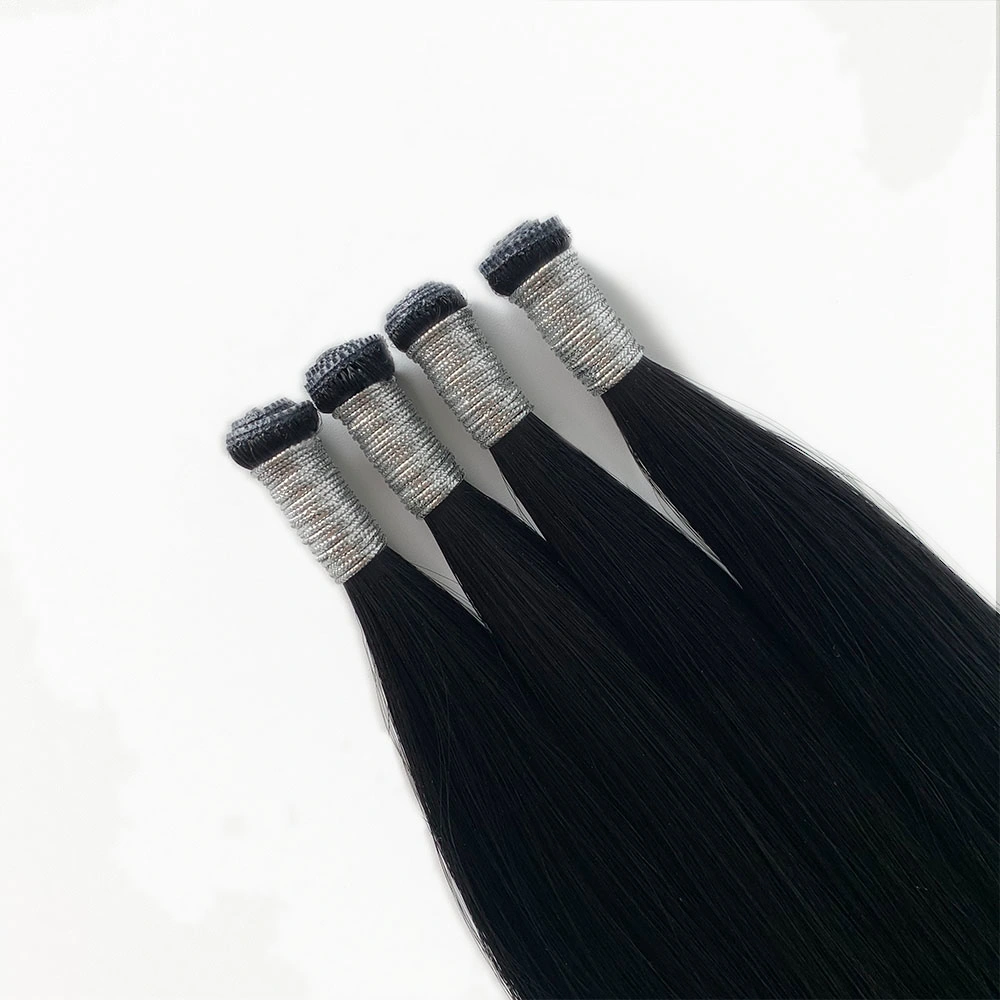 Novo Genius trama mais elevada qualidade virgem humano Remy Extensões de cabelo cutícula intactos somente duas vezes para personalização