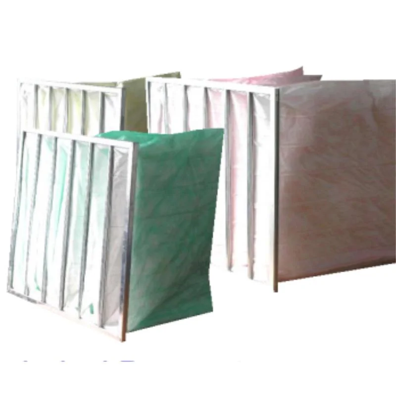 Polyester Filter Pocket Air Filter Bag Filter F5-F9 with Polyester for Air Conditioning Systems, Industry, HVAC System