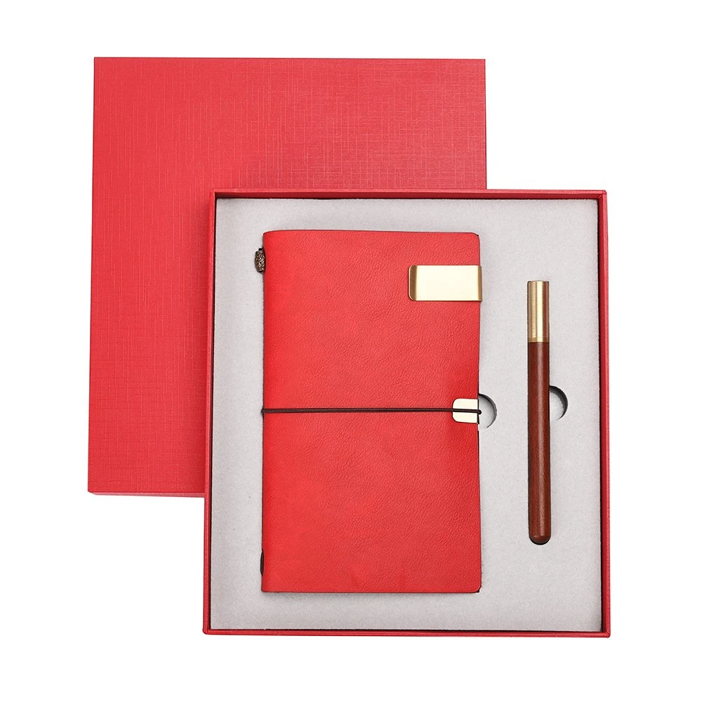 Promotion Gifts Set with Vacuum Bottle+Signature Pen+Cardbook