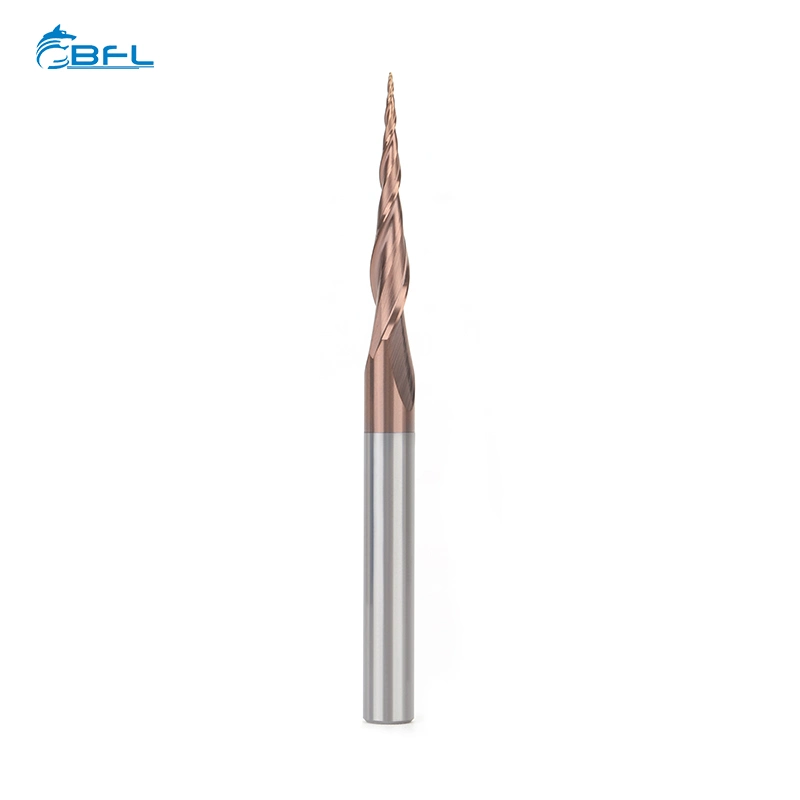 Bfl Taper Mill Cutting Tool for Wood Tapered Ball Nose Taper End Mill Milling Cutter Grinding Machine