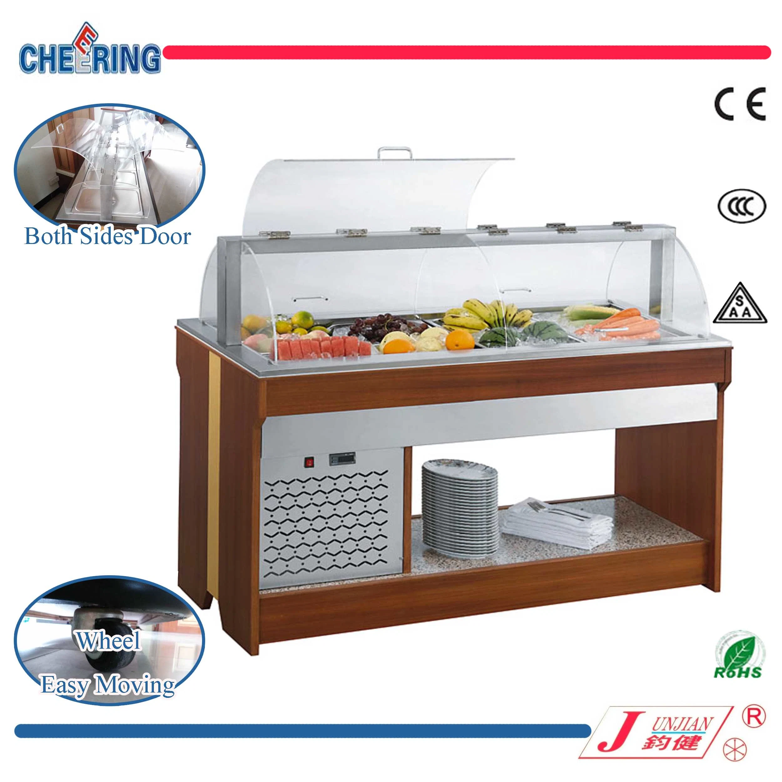 Salad Bar display Case for Cafeteria