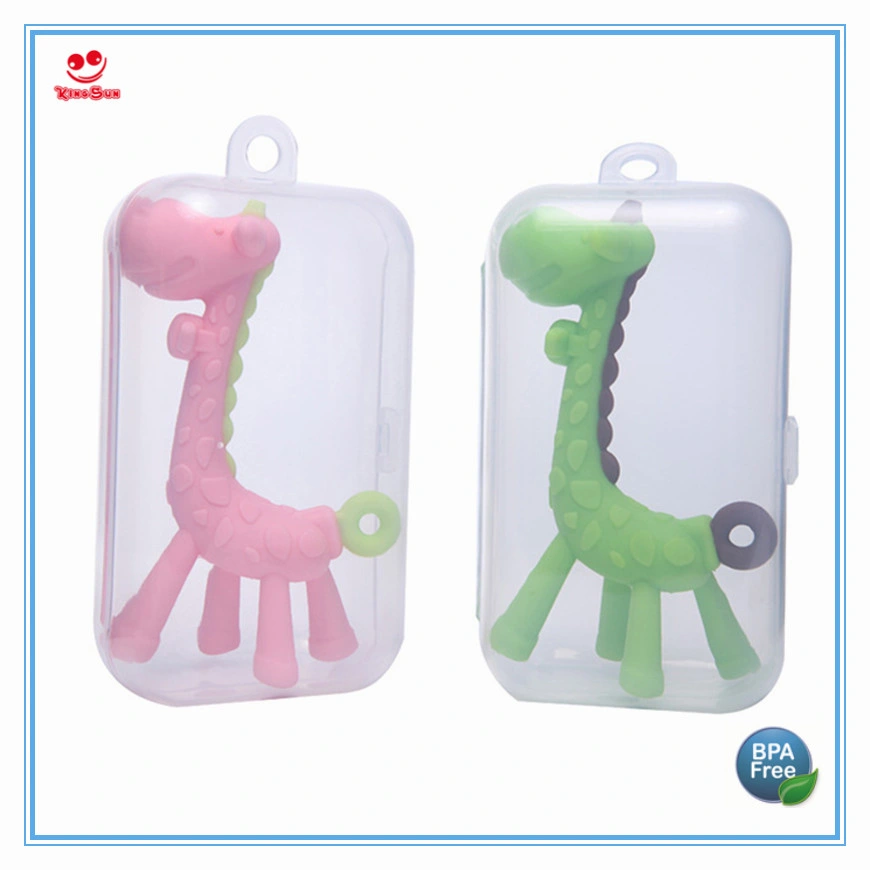 Animal Carton Baby Teething Toy Newborns christmas Promotion Gift