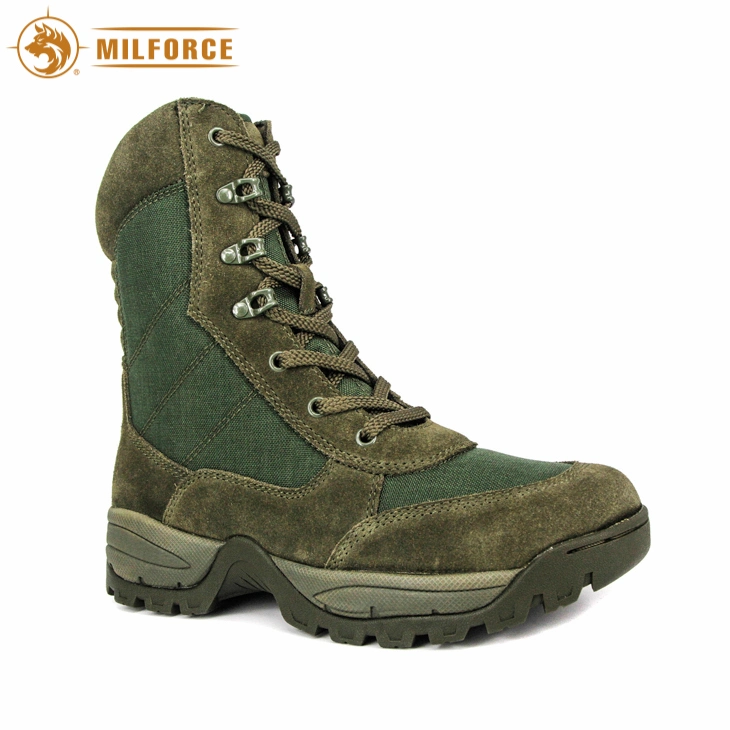 Military Style Panama Rubber Sole Olive Green Anti Slip Jungle Military Style Combat Boots Manufacturer