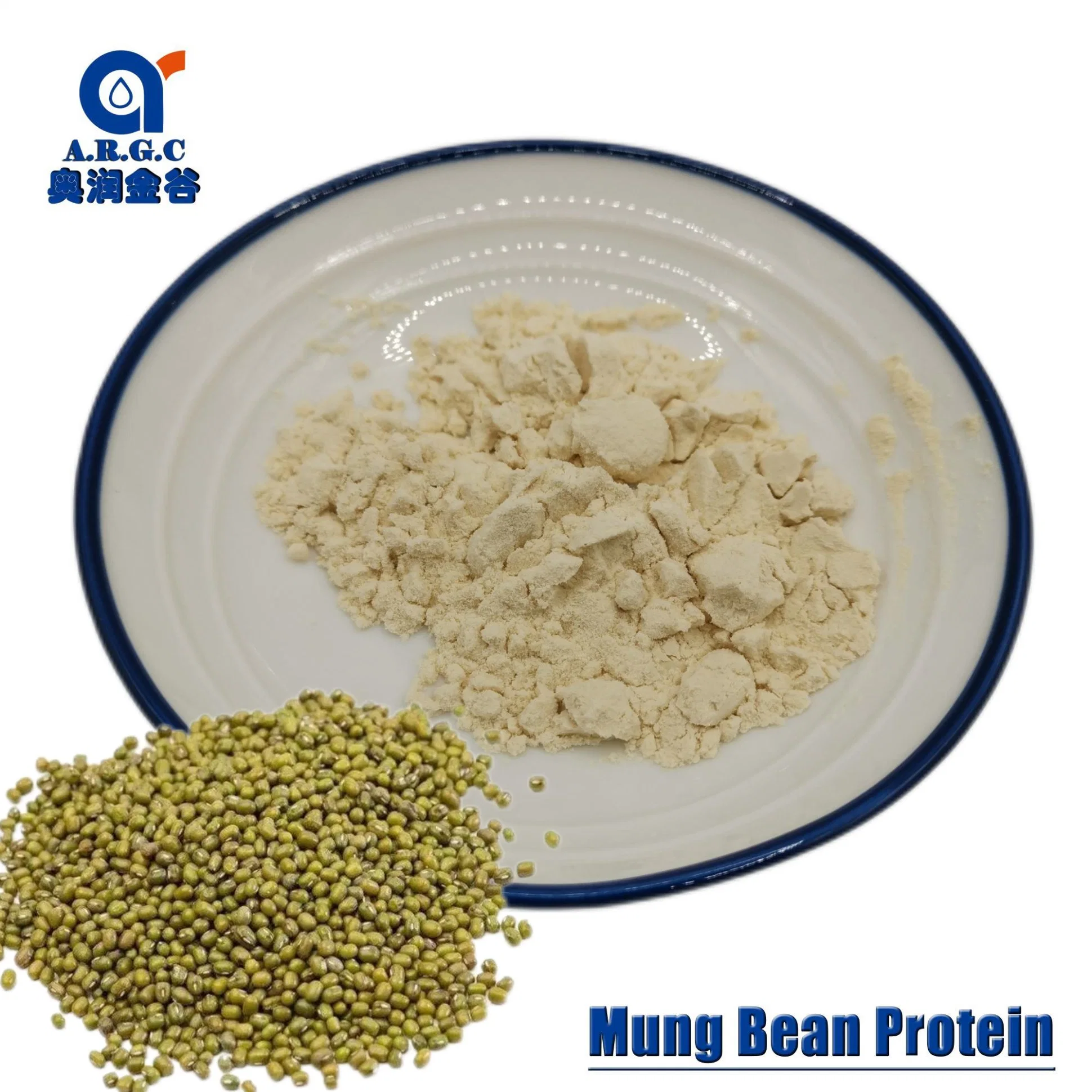 Bulk Organic Non GMO 80% Mung Bean Protein Top Quality Food Grade Food Additives Organic Mung Bean Protein Isolated for Cakes