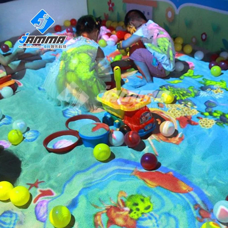 Interaktive Kinder Infrarot-Sensor Strand Projektion Kinder Spiel Paradies