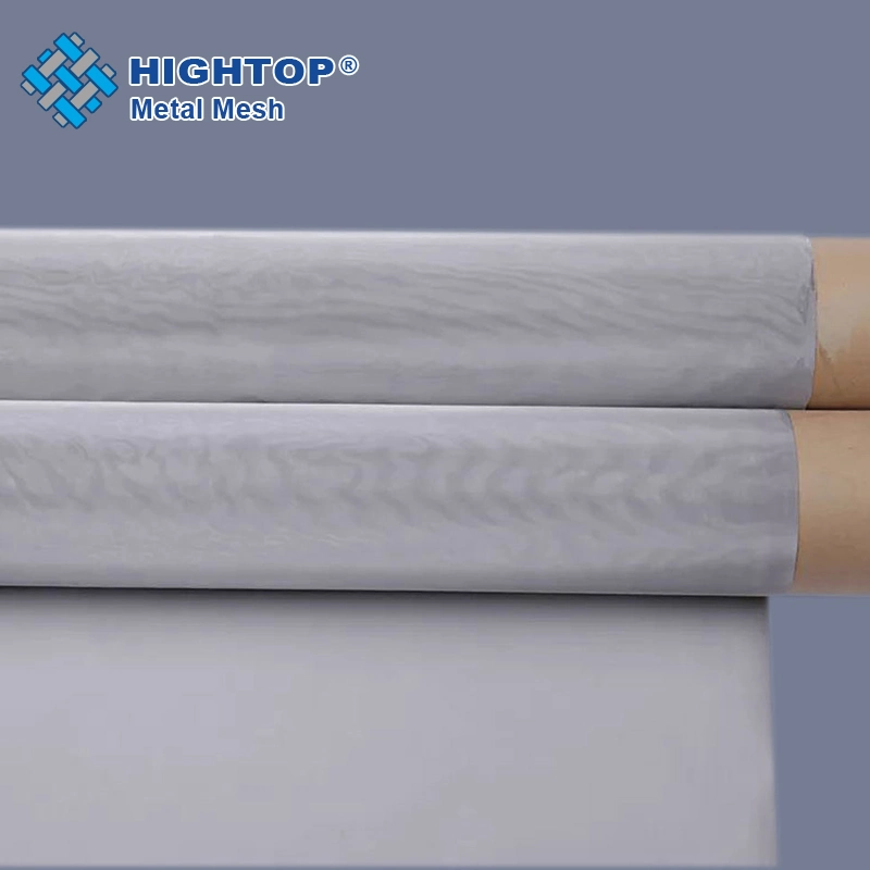 Acid Resistance 100 Mesh Weave Pure Silver Metallic Mesh Fabric for Chemical Industry