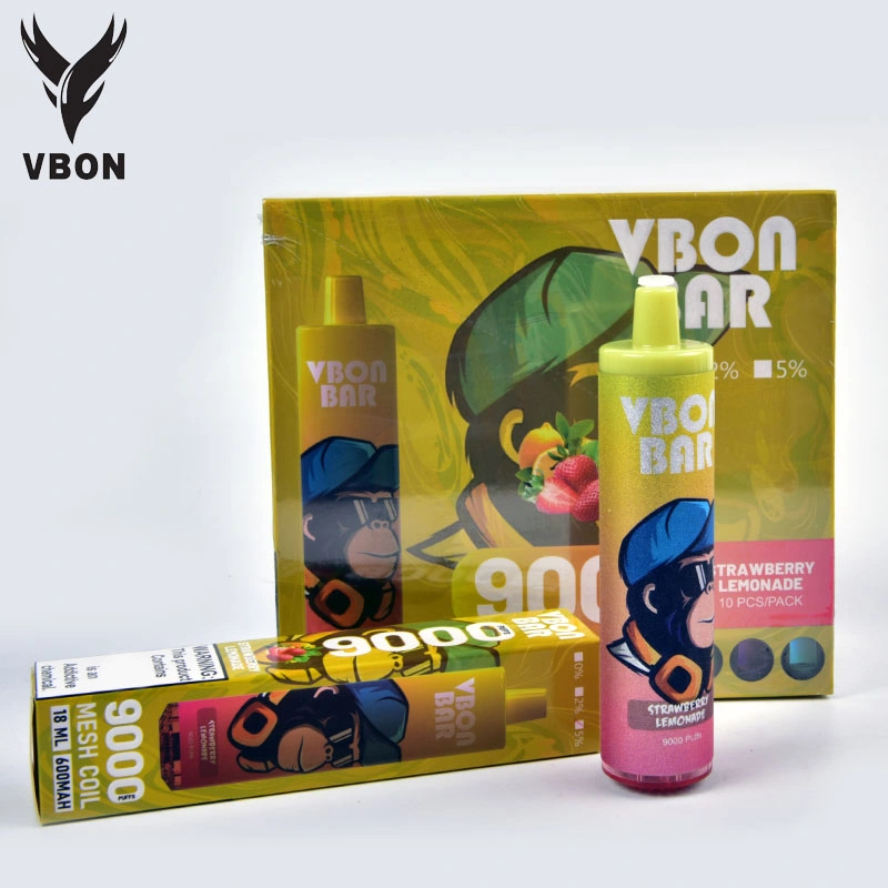 China grossista de Fábrica I Vape Coloque Óleo sabor de saúde e cigarro Barra Vbon Caneta Vaporizador 9000 9K Puff Vape descartáveis