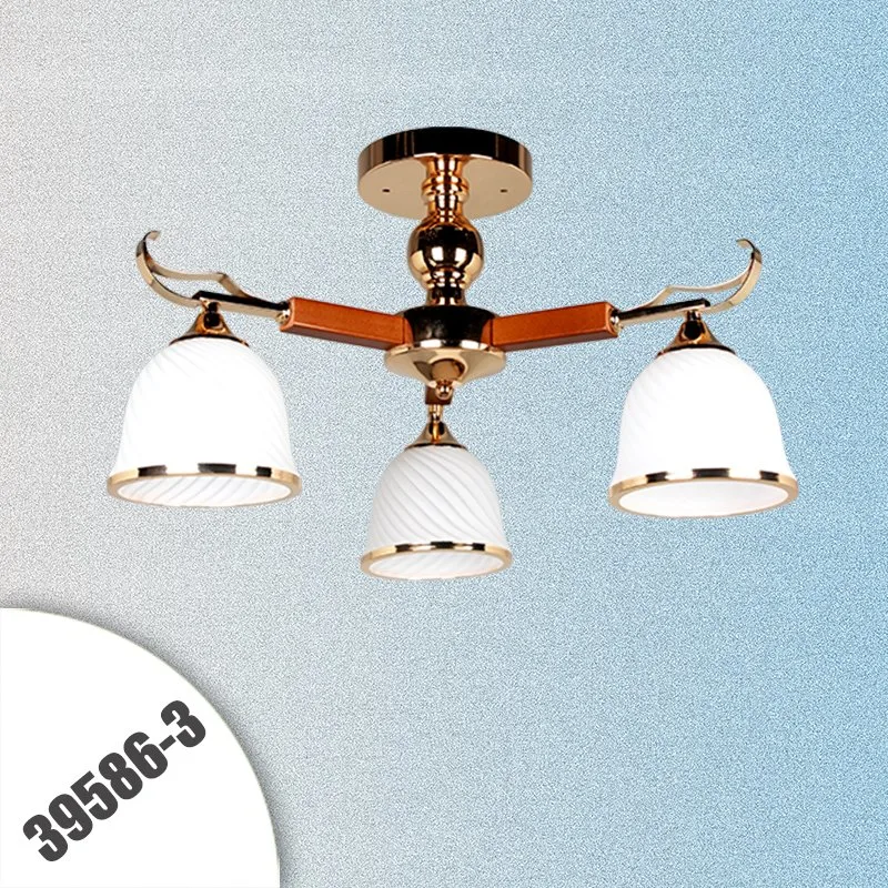 39586 Quarto leve suspenso clássico elegante estilo europeu Lustre de leitura da sala de jantar