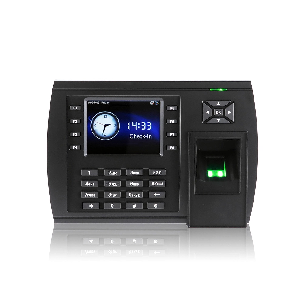 Big Capacity 3.5-Inch TFT Fingerprint Time Attendance System