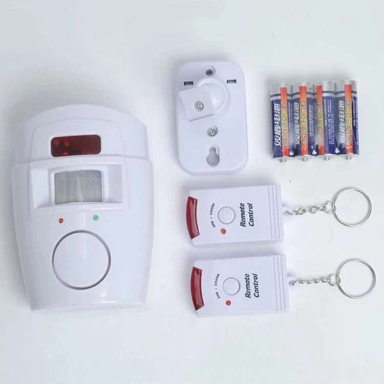 New Motion Sensor Wireless Home Alarm with 2 Remote Controls