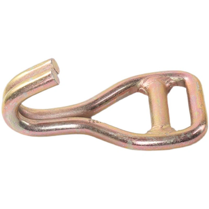 2&prime; &prime; 53mm 5000kgs Zinc Double J Lashing Welded Hook