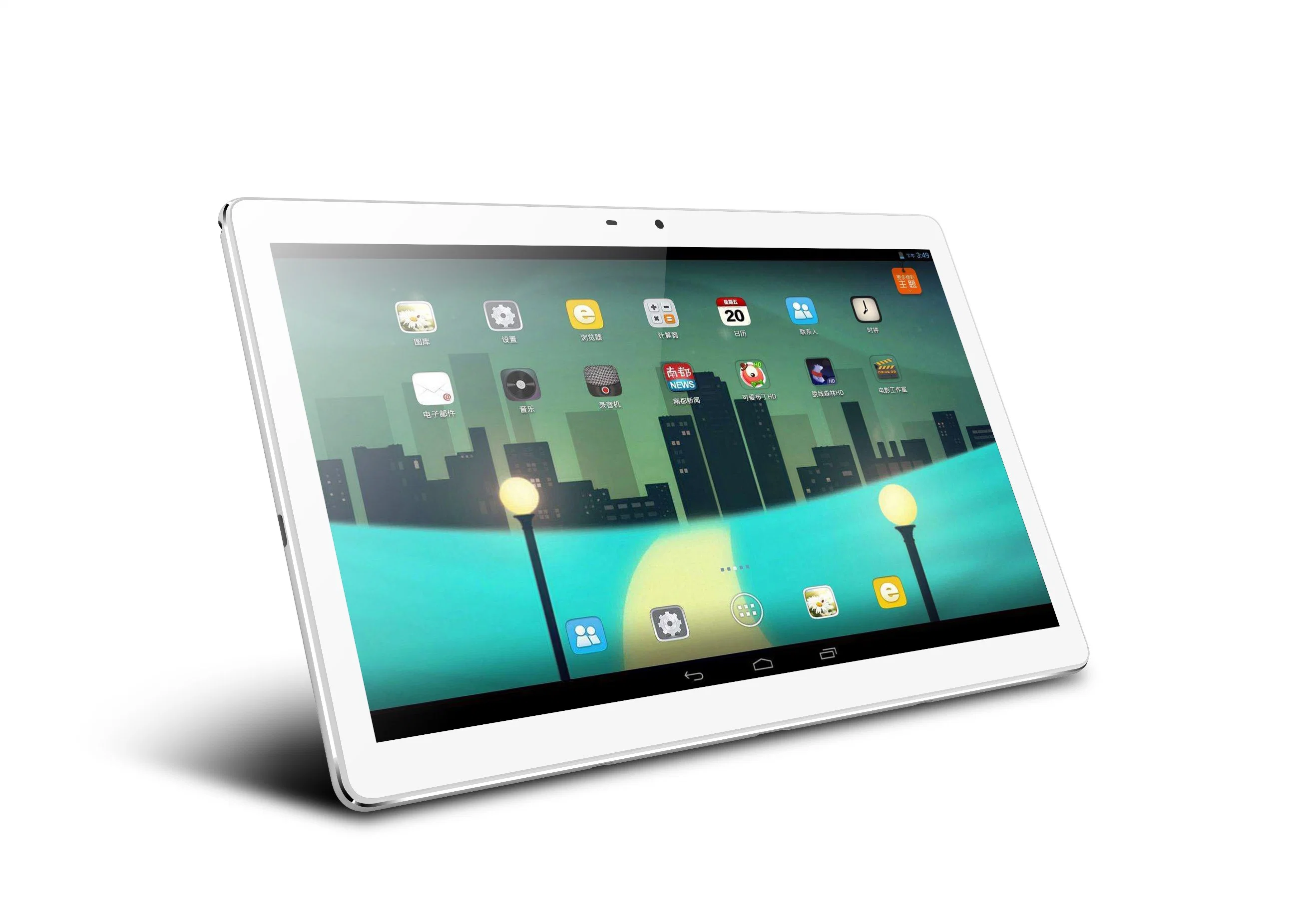 Tablette Android 10 8 pouces IPS Quad Core 2 Go de RAM 16 Go ROM réseau ai Speed-up tablettes PC WiFi téléphone appel