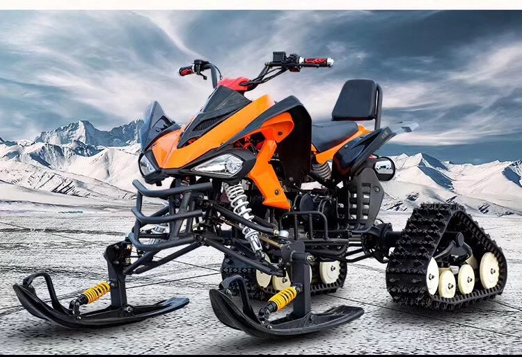 Automatic Adult Petrol Snow Scooter Snowmobiles 200cc